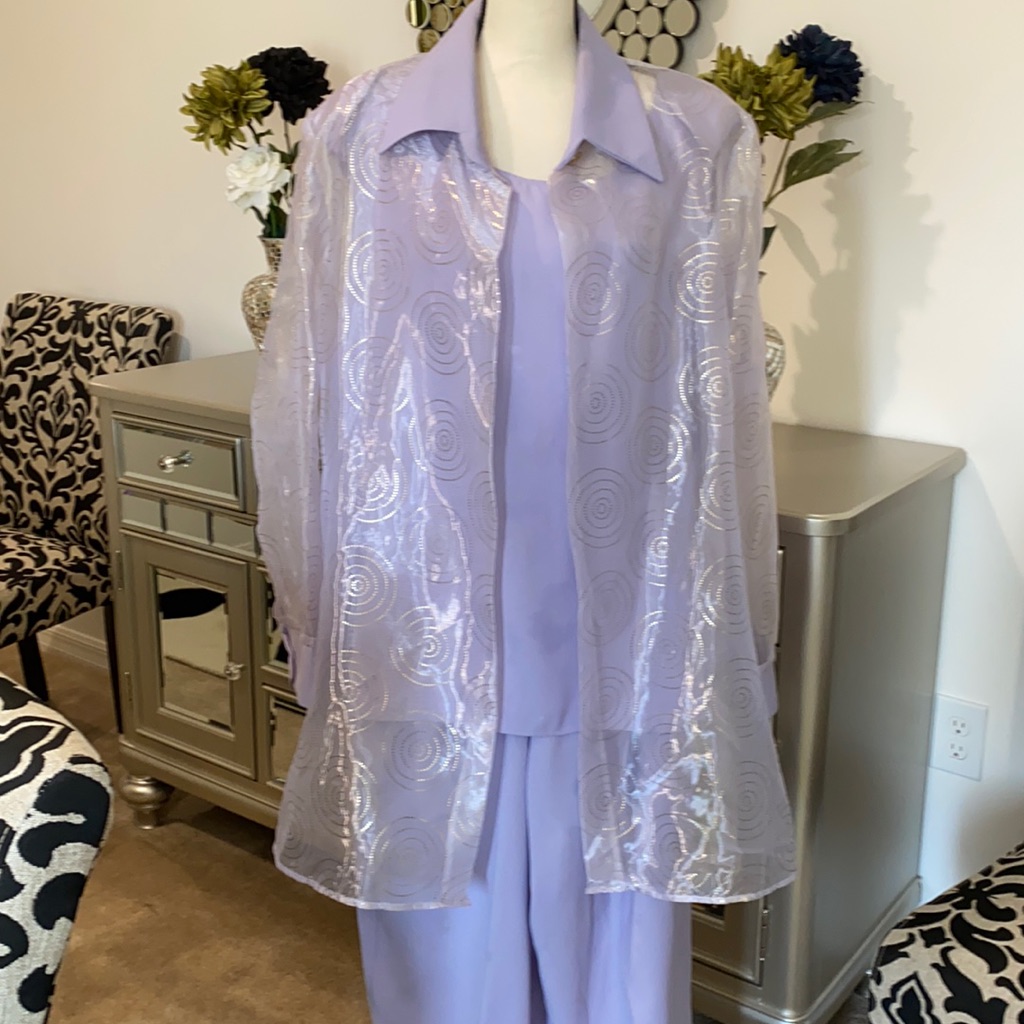 Lavender 3pc Pantsuit